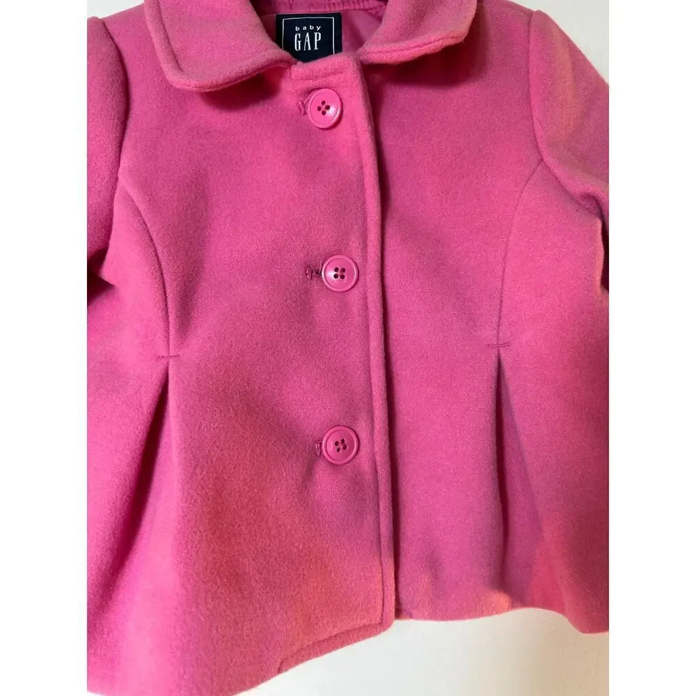 BABY GAP Girl’s Pink Peacoat / Size: 12-18 Months